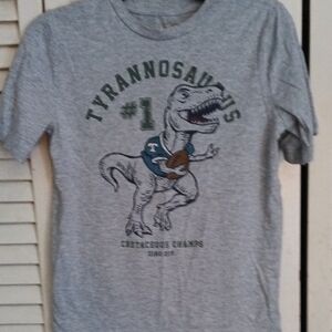 Gray Tyrannosaurus Kids T-Shirt